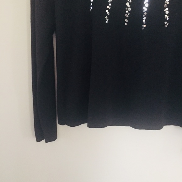 Kikit sequined Long Sleeve Top. XL - Picture 3 of 7